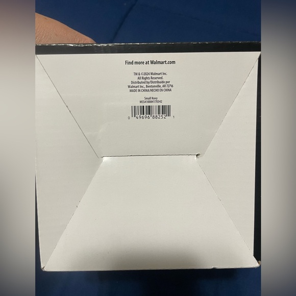 Mainstays Electric 18-Watt Ceramic Wax Melt Warmer Navy Blue. Wax Melts Included - Picture 3 of 8